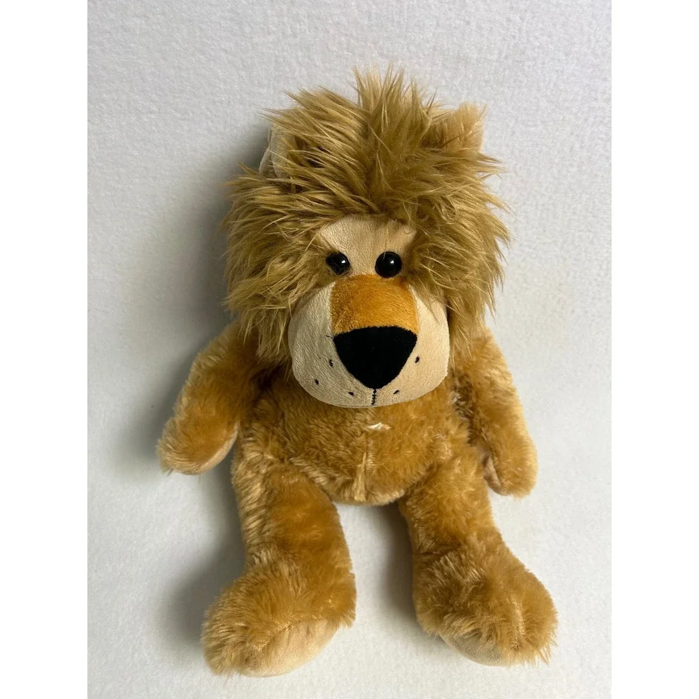 Safari Jungle Dan Dee Medium Brown Shaggy Mane Lion Plush Stuffed‎ Animal